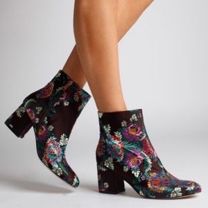 Floral Ankle Boot